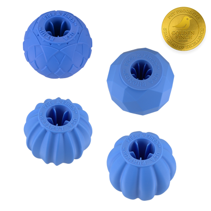 Small Dog Blue Ball Bundle