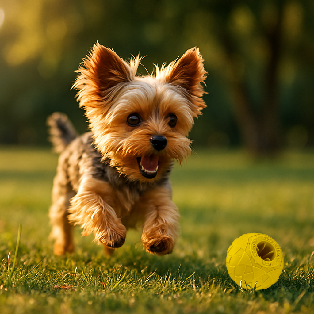 Small Dog Yellow Ball Bundle
