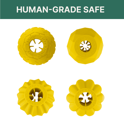 Small Dog Yellow Ball Bundle